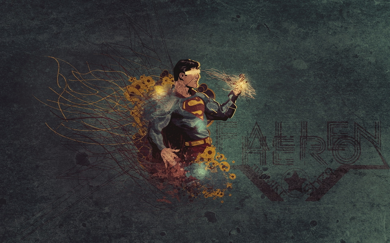 Superman Fallen Hero for 1280 x 800 widescreen resolution