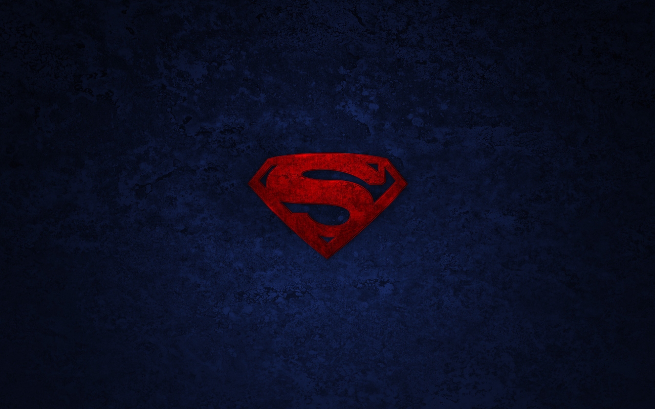 Superman Logo for 1280 x 800 widescreen resolution