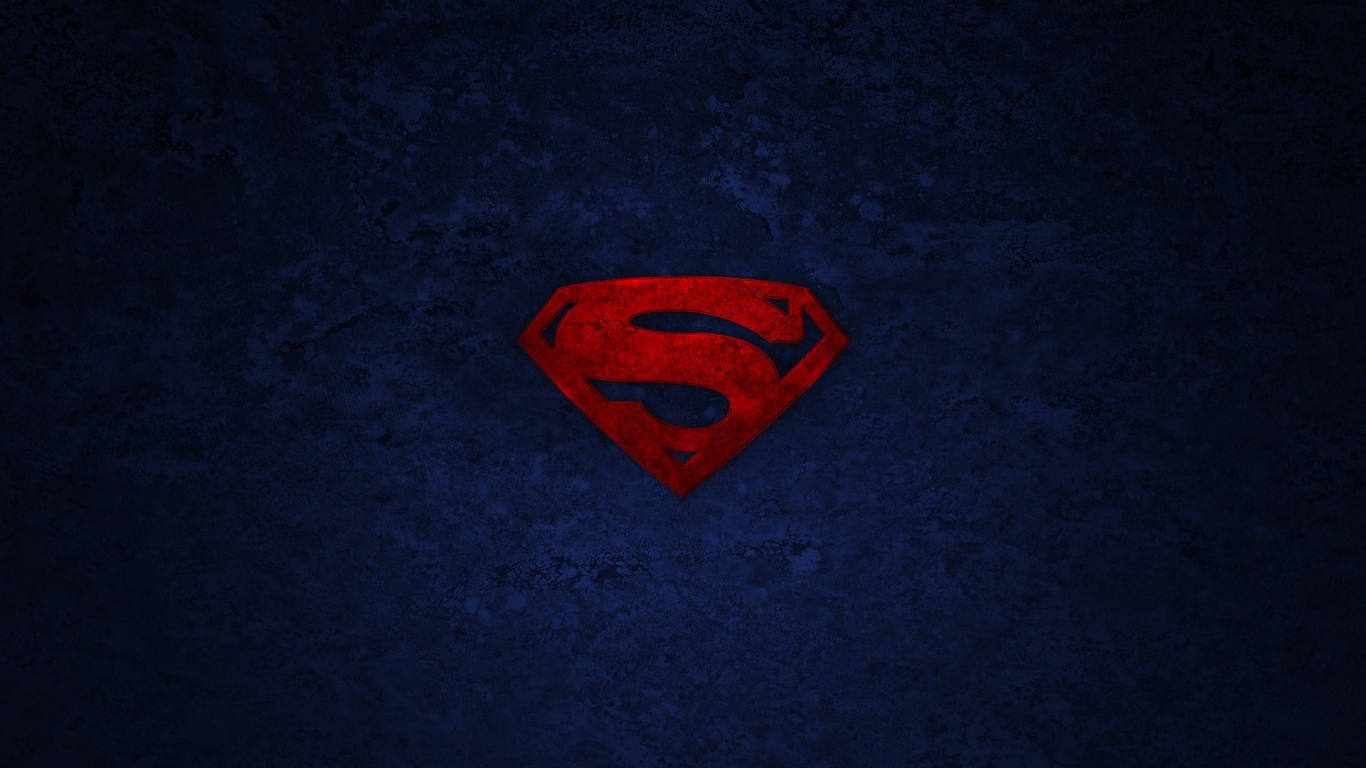 Superman Logo for 1366 x 768 HDTV resolution