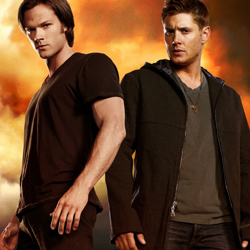 Supernatural Dean & Sam for 1024 x 1024 iPad resolution