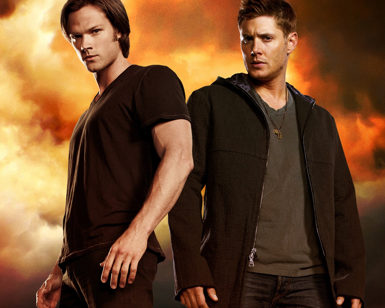 Supernatural Dean & Sam for 1280 x 1024 resolution