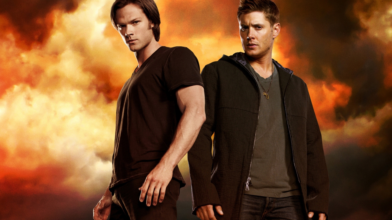 Supernatural Dean & Sam for 1366 x 768 HDTV resolution