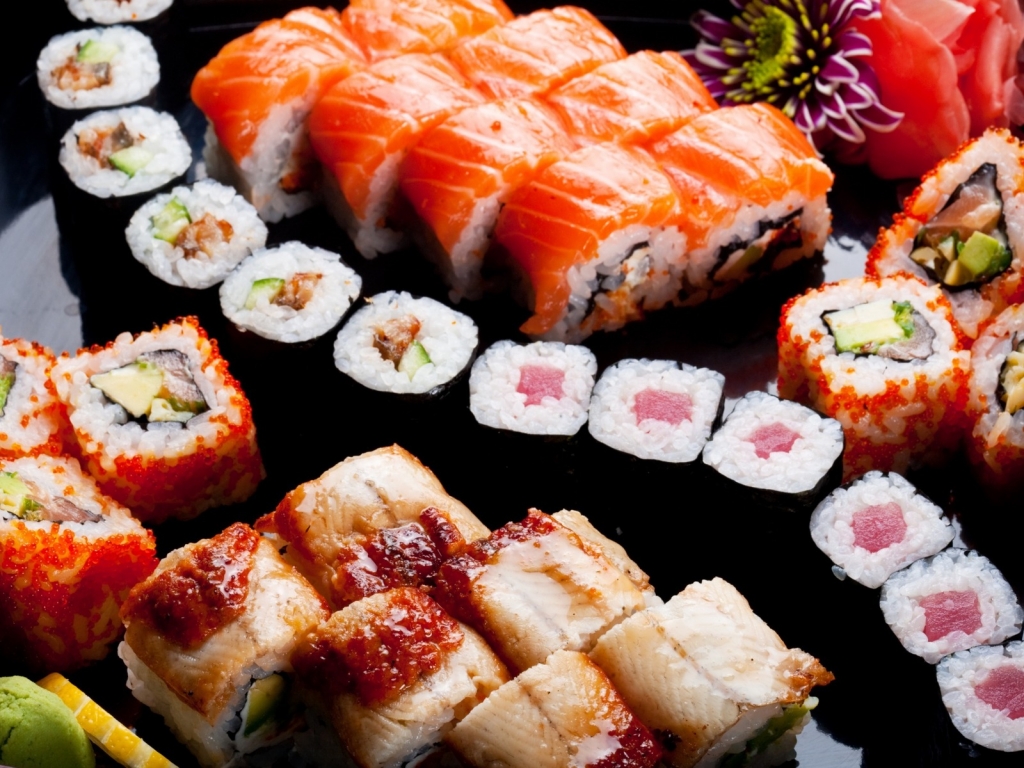 Sushi for 1024 x 768 resolution