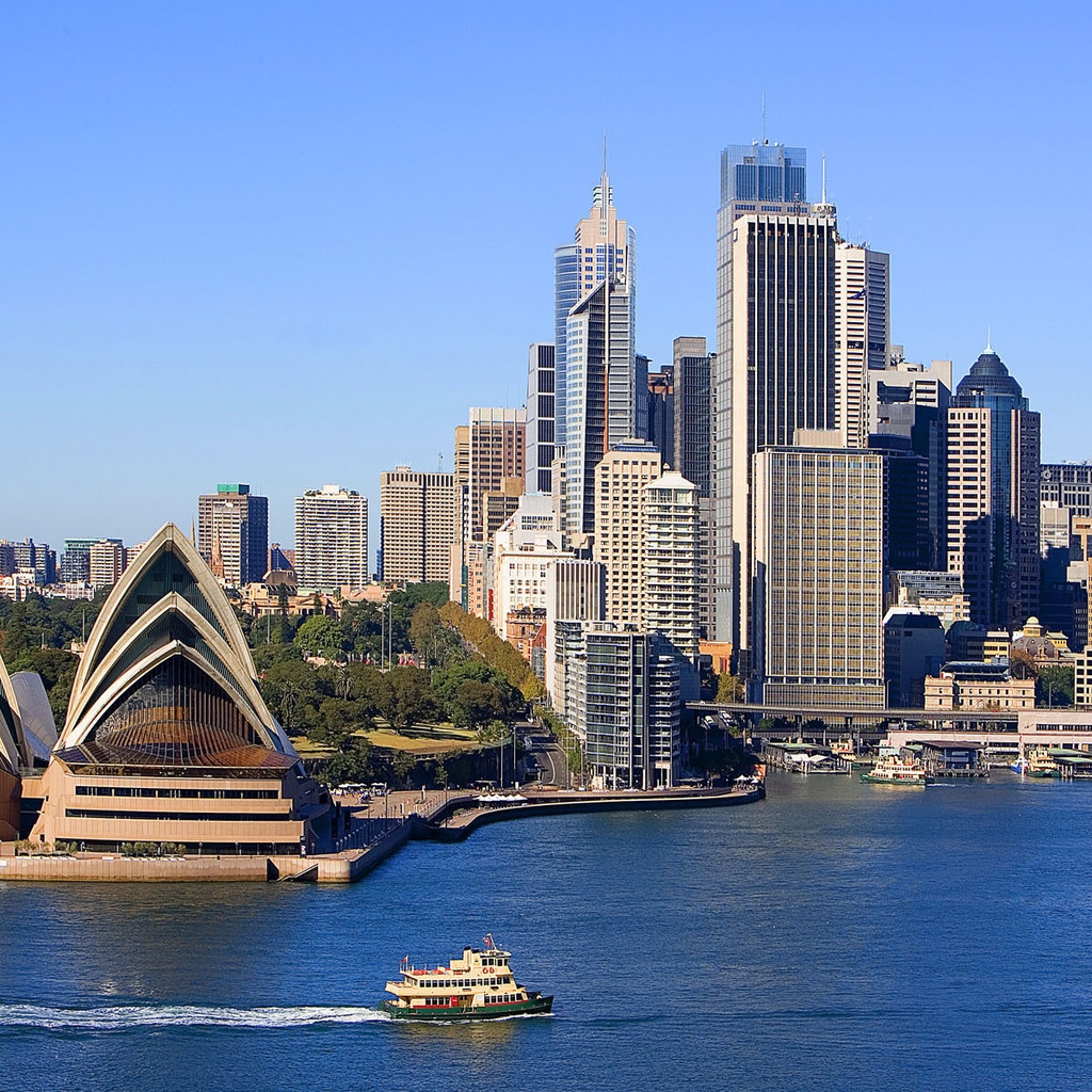 Sydney Landscape for 1024 x 1024 iPad resolution