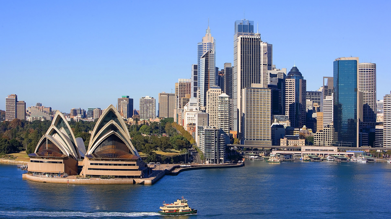 Sydney Landscape for 1600 x 900 HDTV resolution