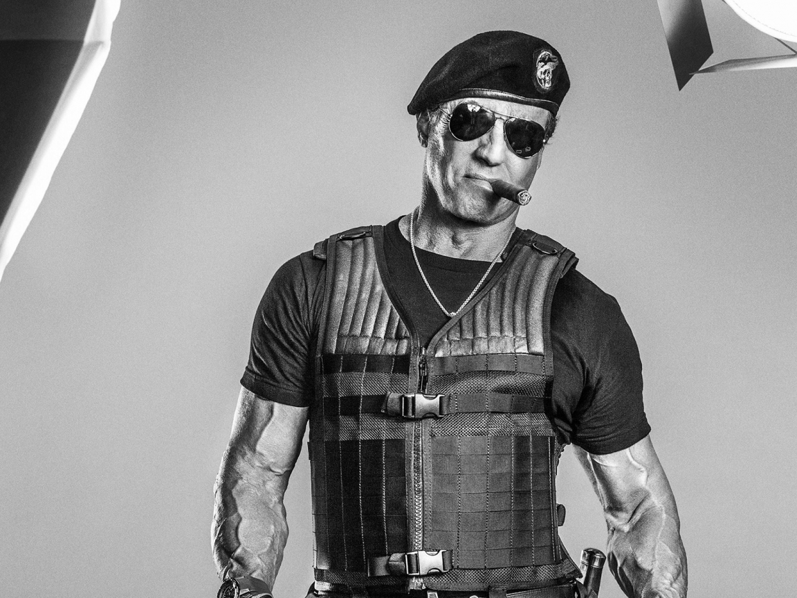 Sylvester Stallone The Expendables 3 for 1152 x 864 resolution