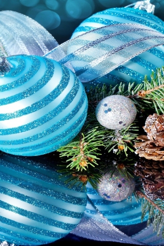 Table Christmas Ornament for 320 x 480 iPhone resolution