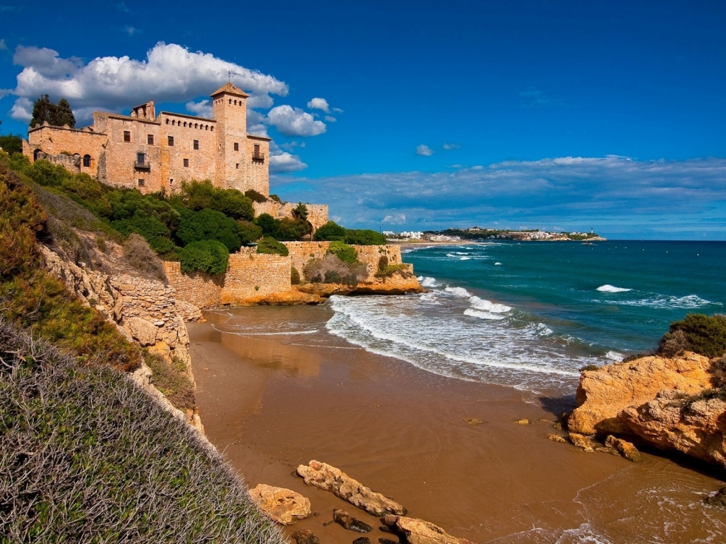 Tamarit Castle Tarragona for 1024 x 768 resolution