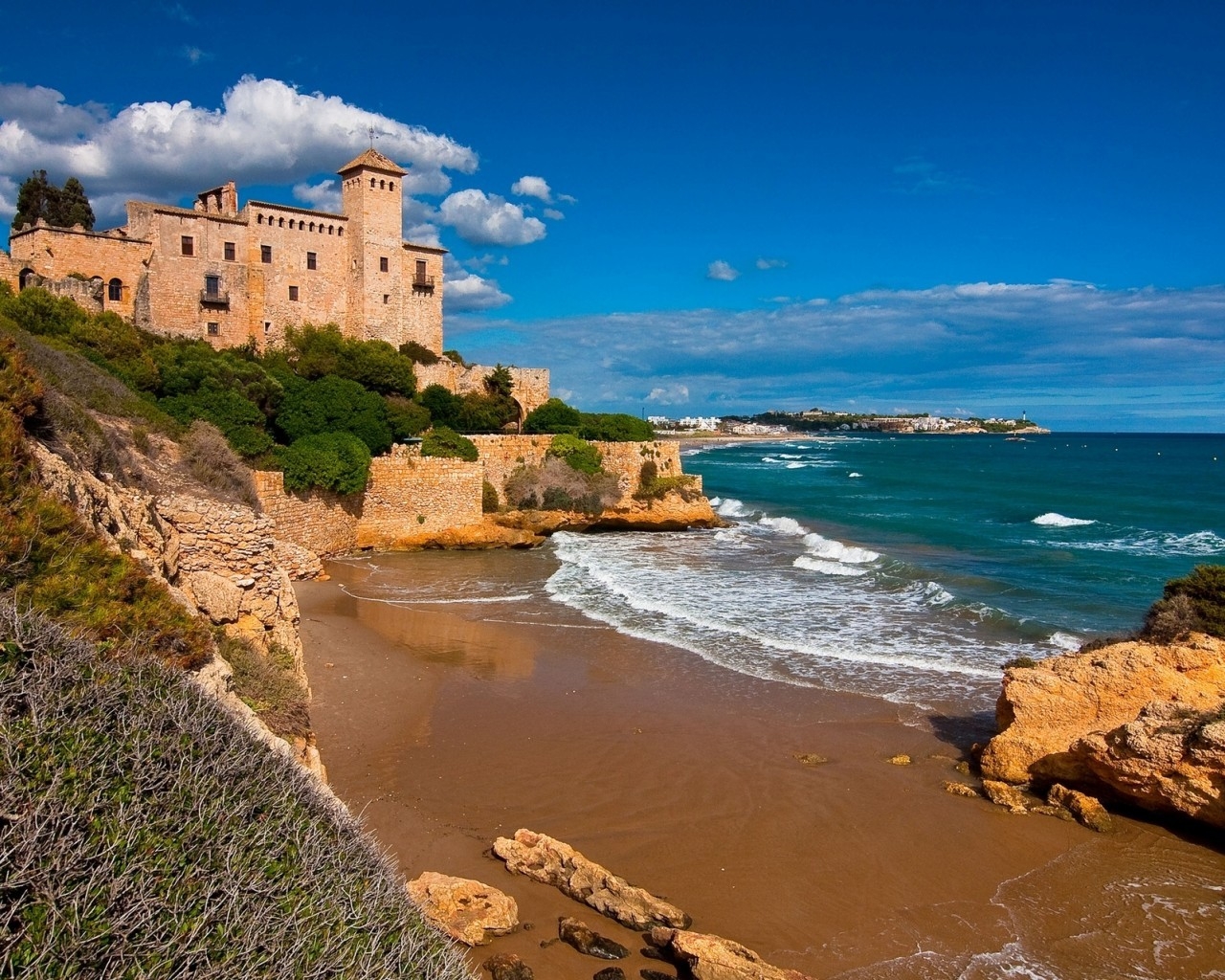 Tamarit Castle Tarragona for 1280 x 1024 resolution