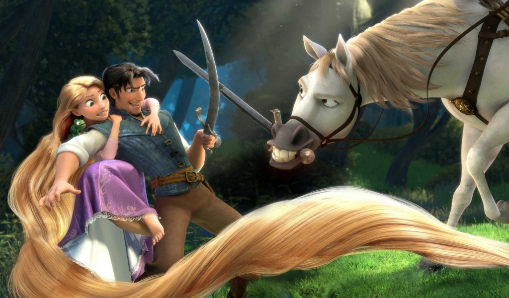 Tangled Movie for 1024 x 600 widescreen resolution