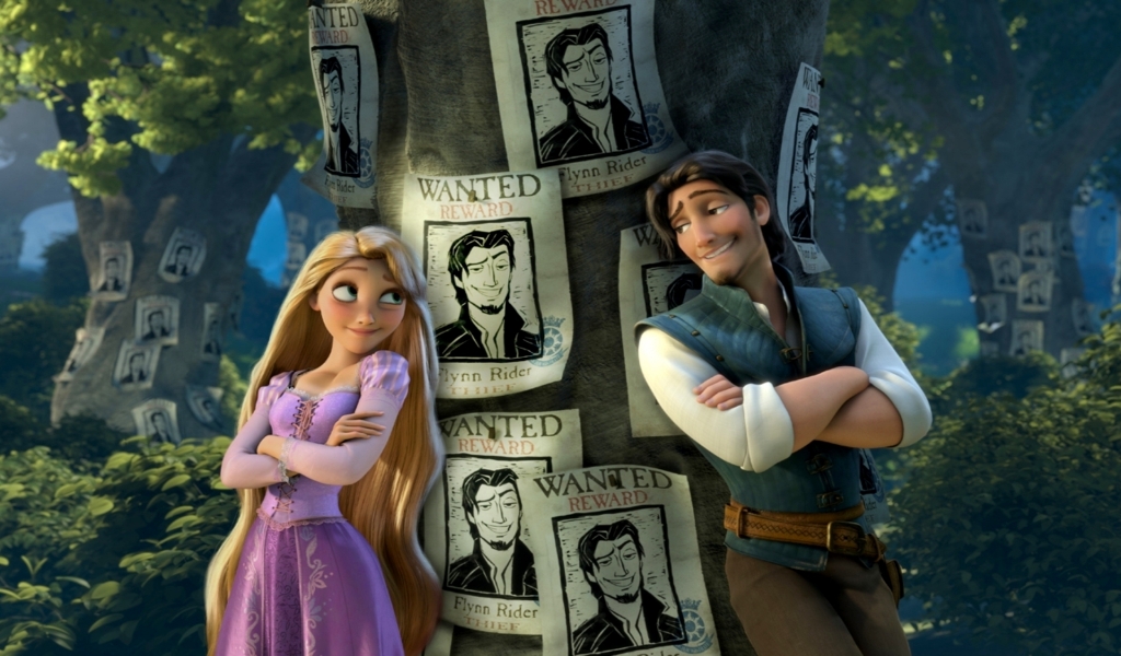 Tangled Musical for 1024 x 600 widescreen resolution