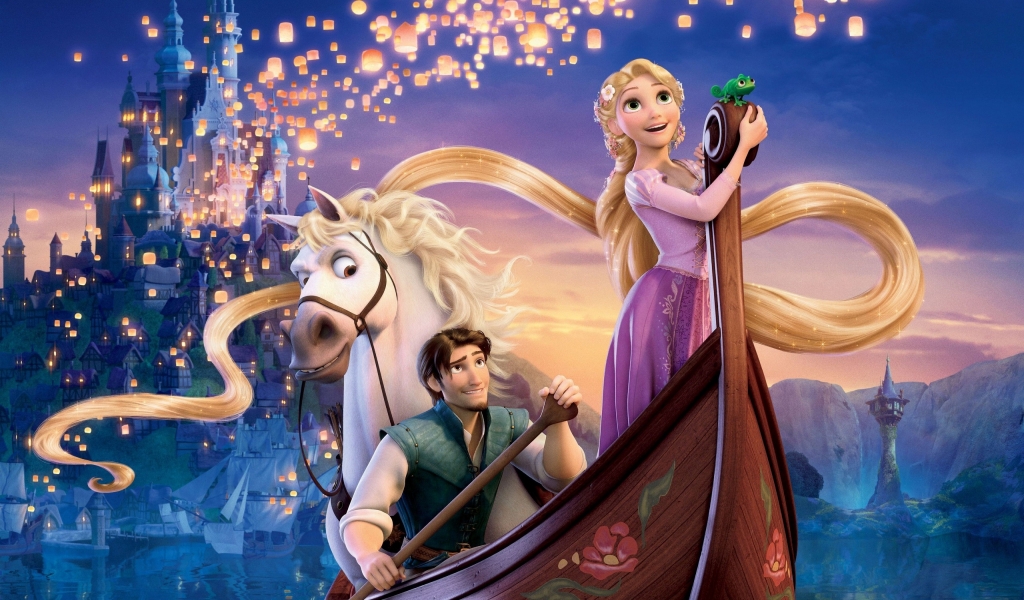 Tangled Musical Film for 1024 x 600 widescreen resolution