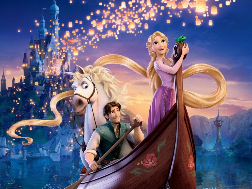 Tangled Musical Film for 1024 x 768 resolution