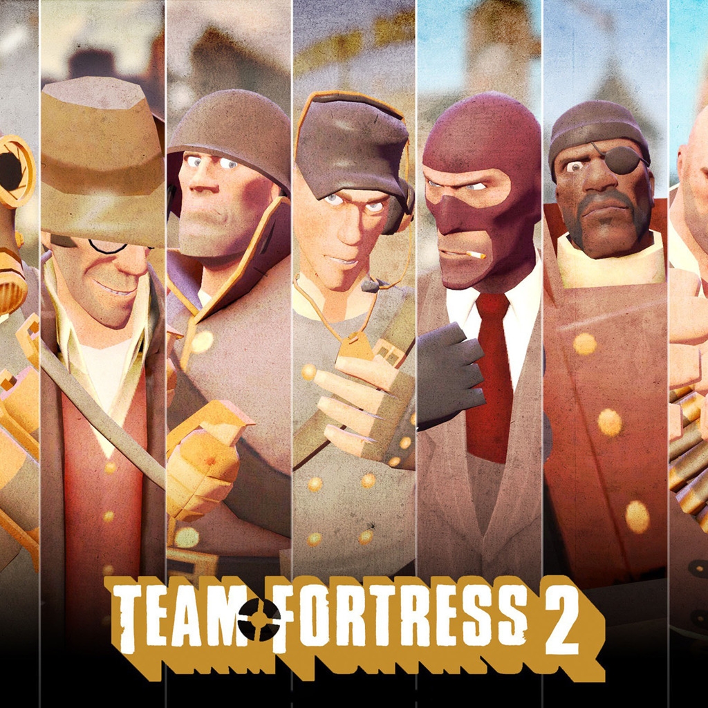 Team Fortress 2 for 1024 x 1024 iPad resolution
