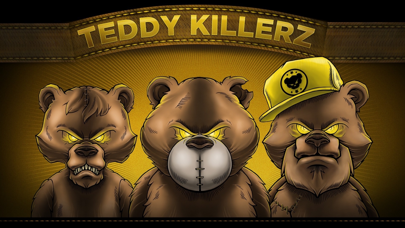 Teddy Killerz Poster for 1366 x 768 HDTV resolution