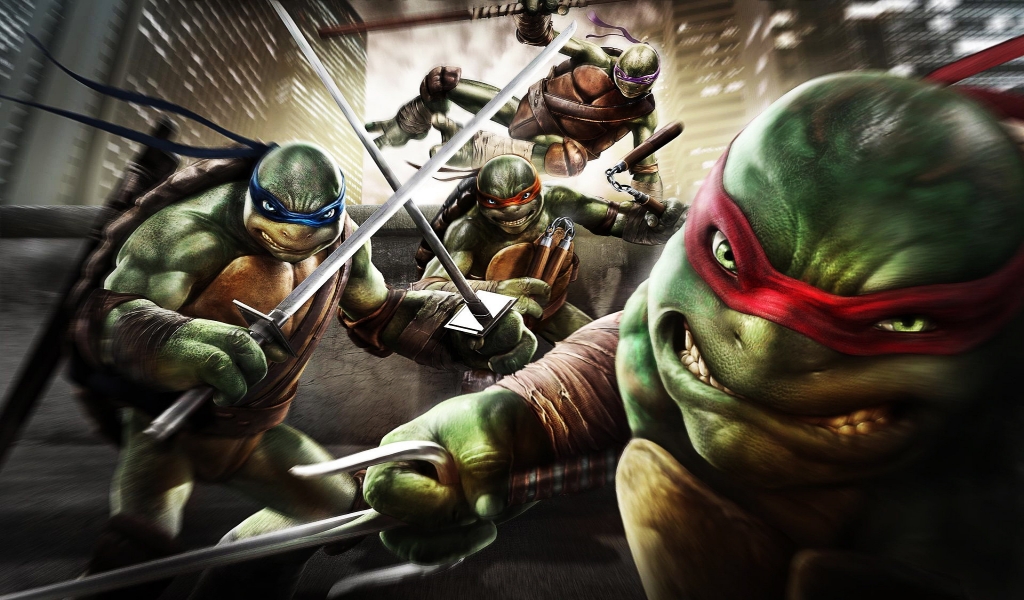 Teenage Mutant Ninja Turtles Out Of The Shadows for 1024 x 600 widescreen resolution