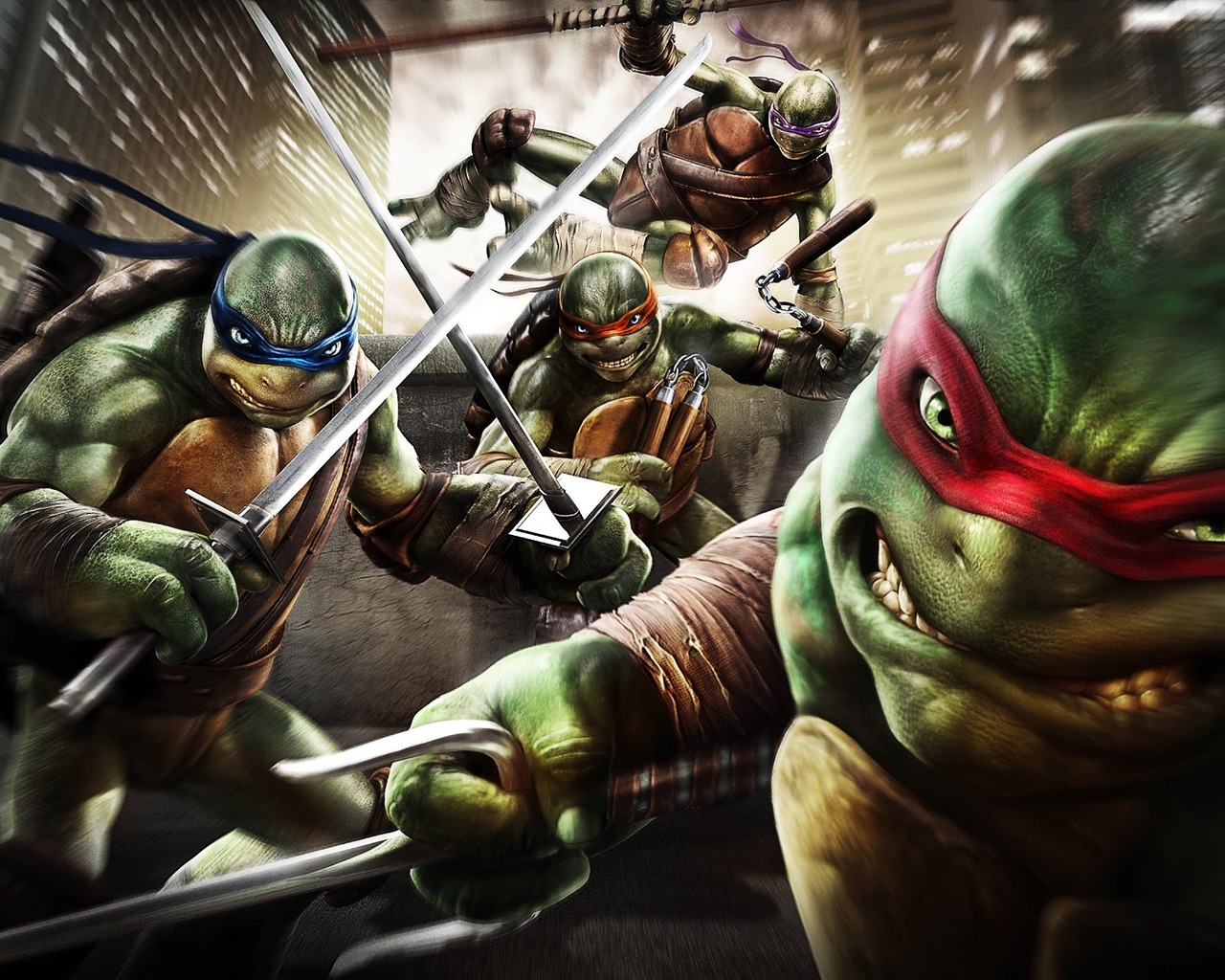Teenage Mutant Ninja Turtles Out Of The Shadows for 1280 x 1024 resolution