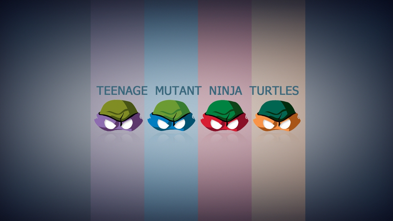 Teengae Mutant Ninja Turtles for 1366 x 768 HDTV resolution