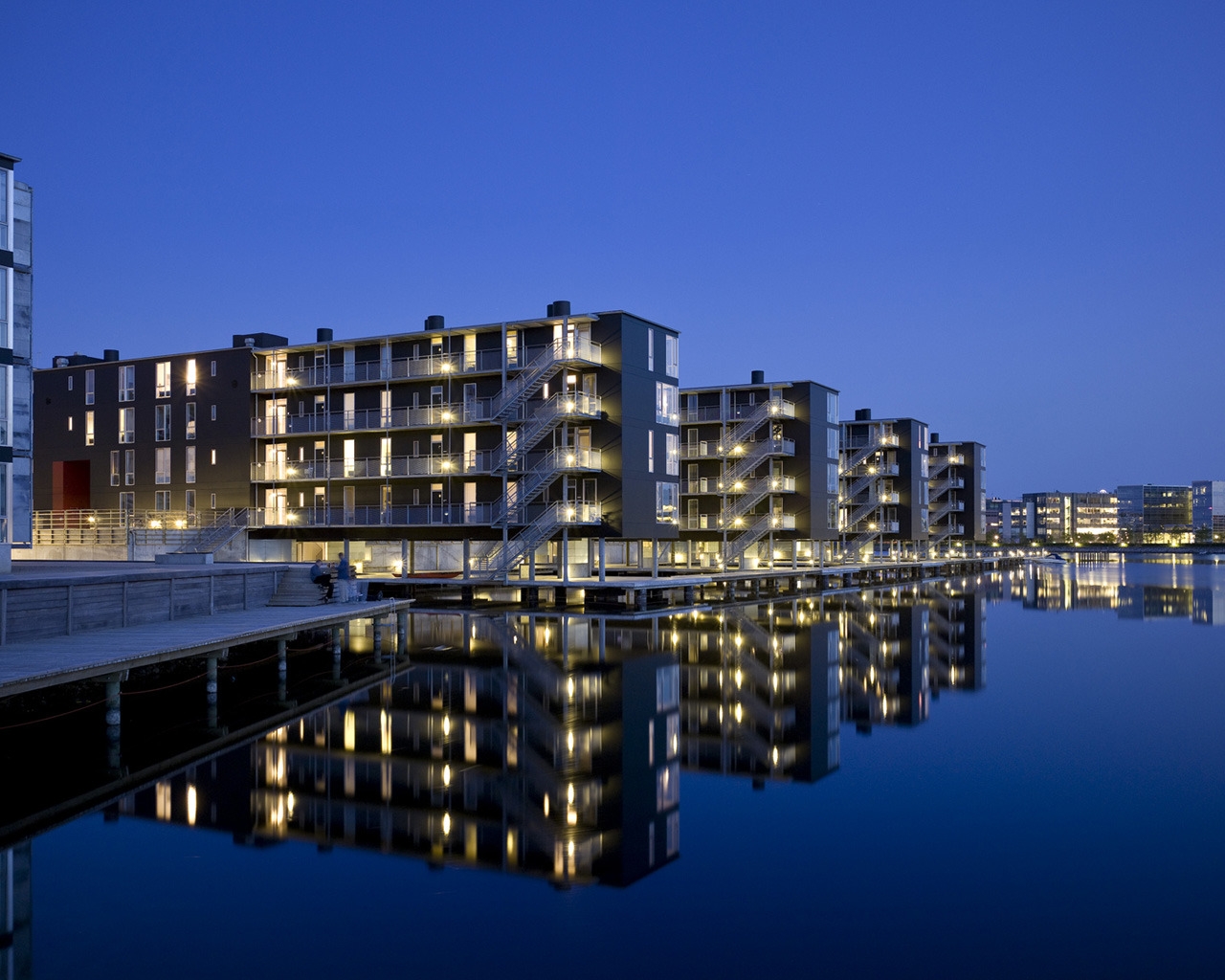 Teglvrkshavnen Block in Copenhagen for 1280 x 1024 resolution