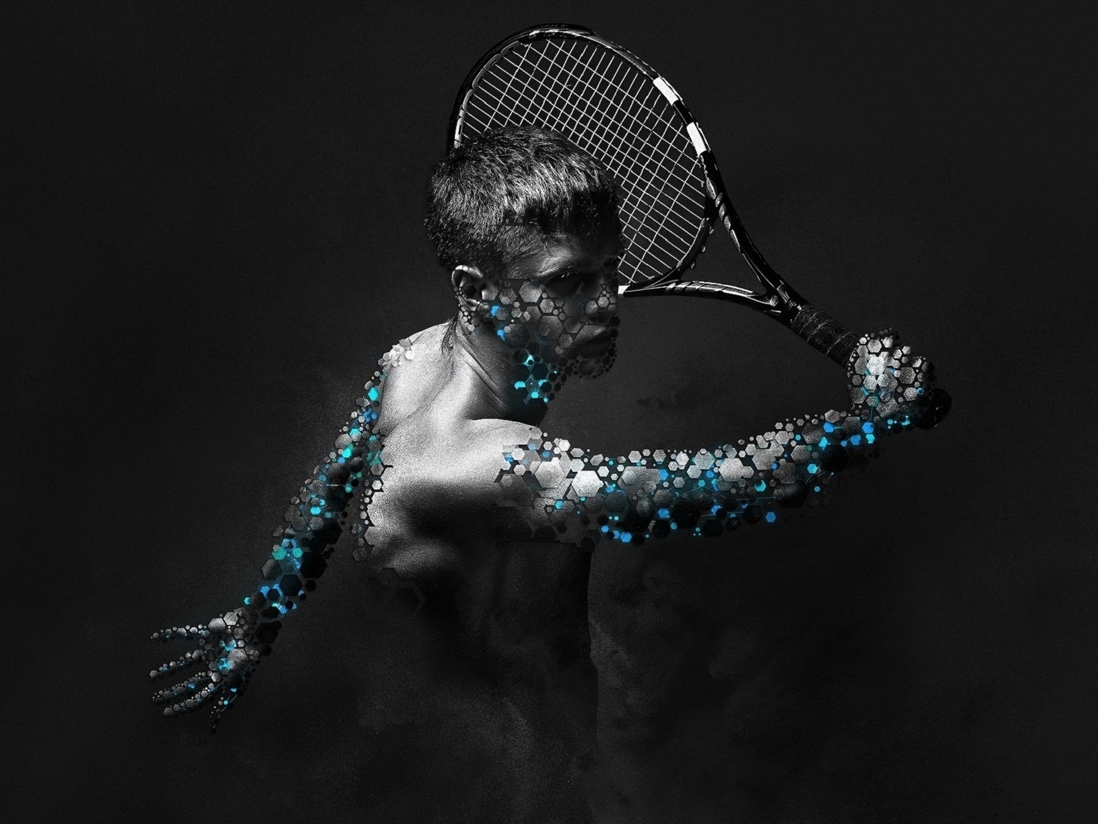 Tenis Player for 1600 x 1200 resolution