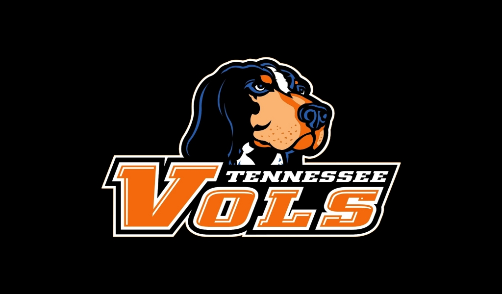 Tennessee Vols Logo Black for 1024 x 600 widescreen resolution