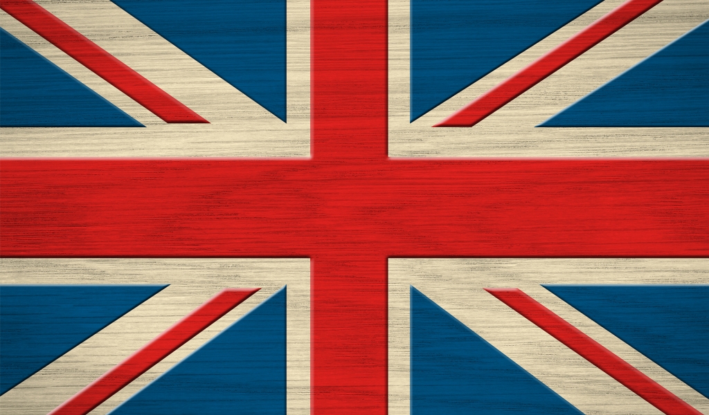 Textured England Flag for 1024 x 600 widescreen resolution