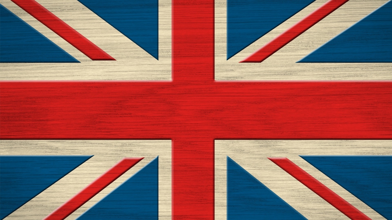 Textured England Flag for 1280 x 720 HDTV 720p resolution