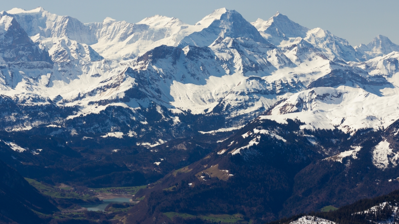 The Alps for 1366 x 768 HDTV resolution