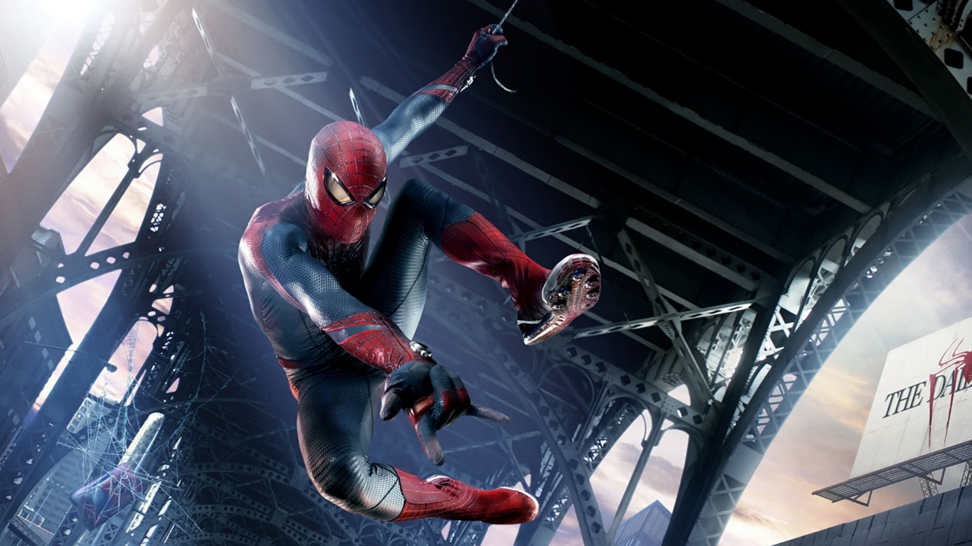 The Amazing Spider-Man 2012 for 1366 x 768 HDTV resolution