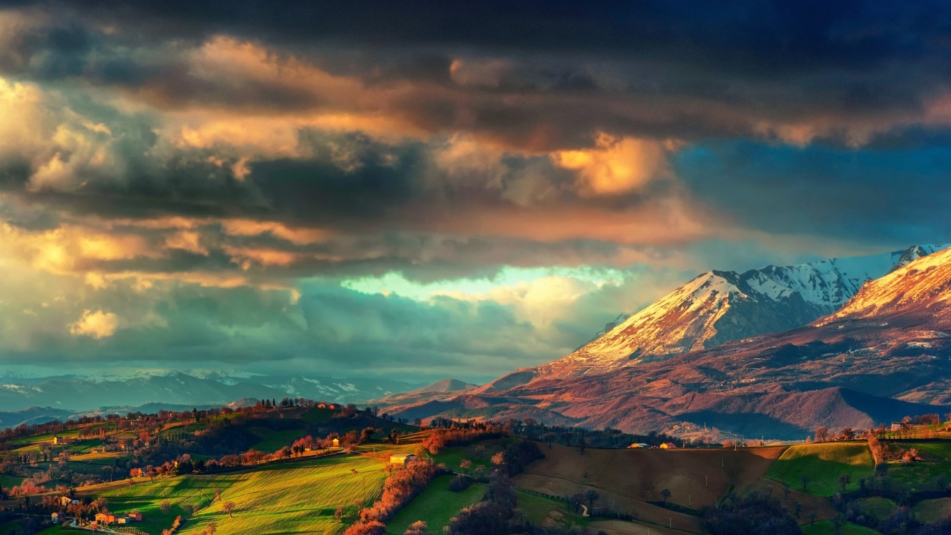 The Apennines Mountains for 1366 x 768 HDTV resolution