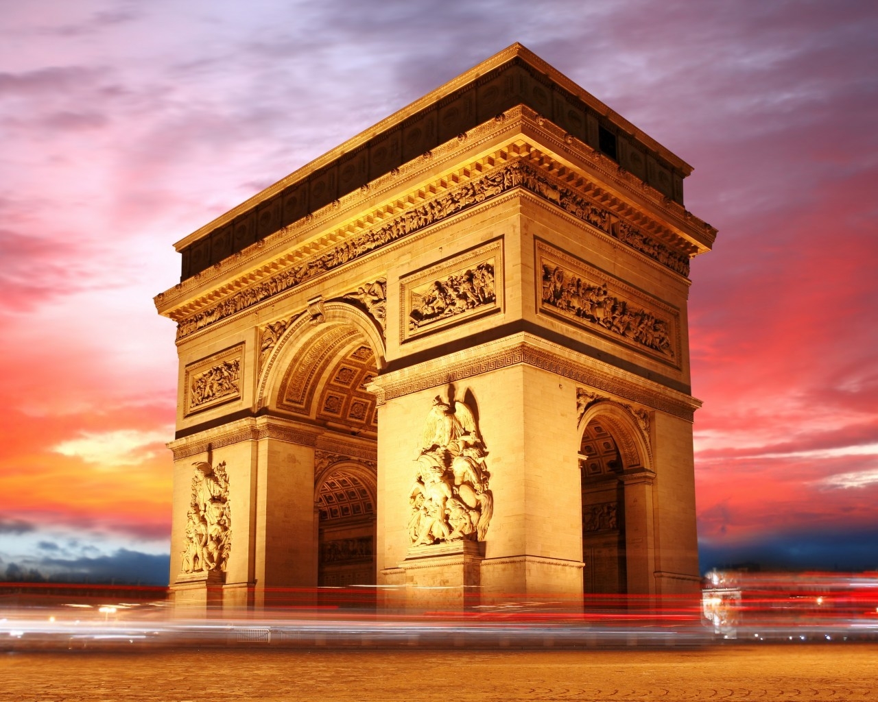 The Arc de Triomphe for 1280 x 1024 resolution