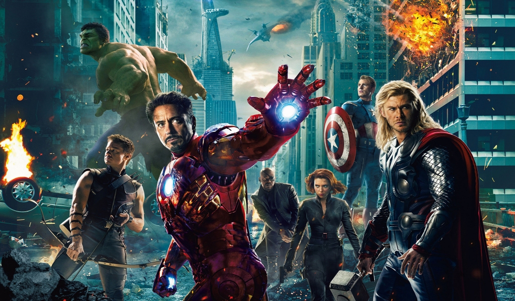 The Avengers for 1024 x 600 widescreen resolution