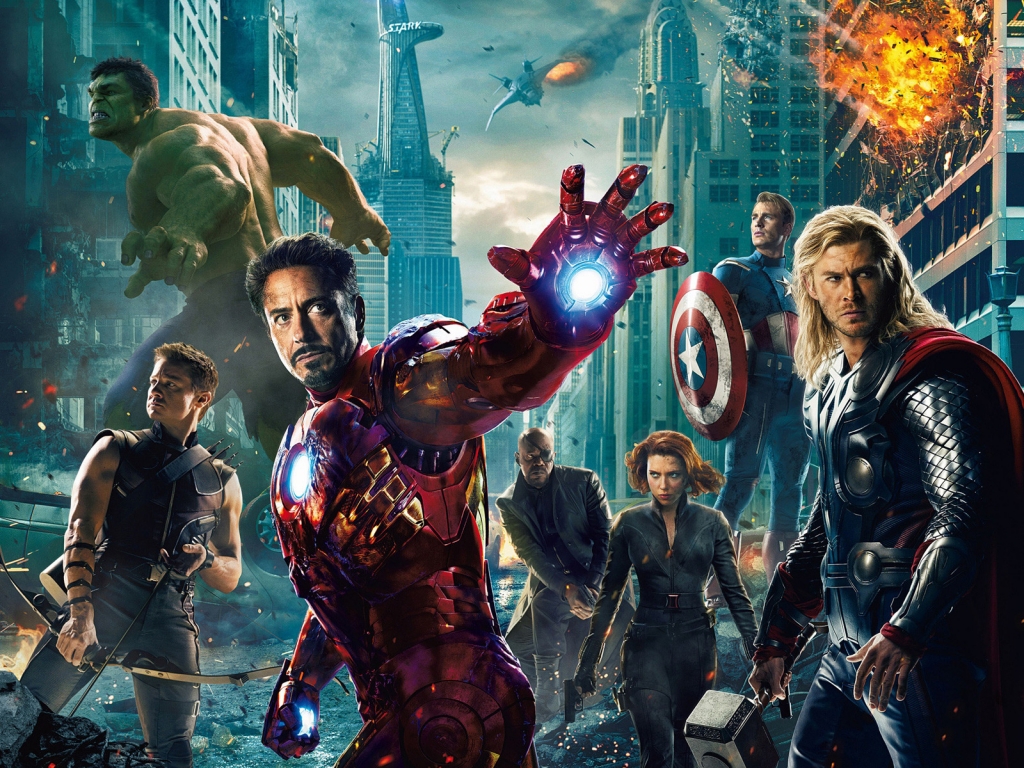 The Avengers for 1024 x 768 resolution