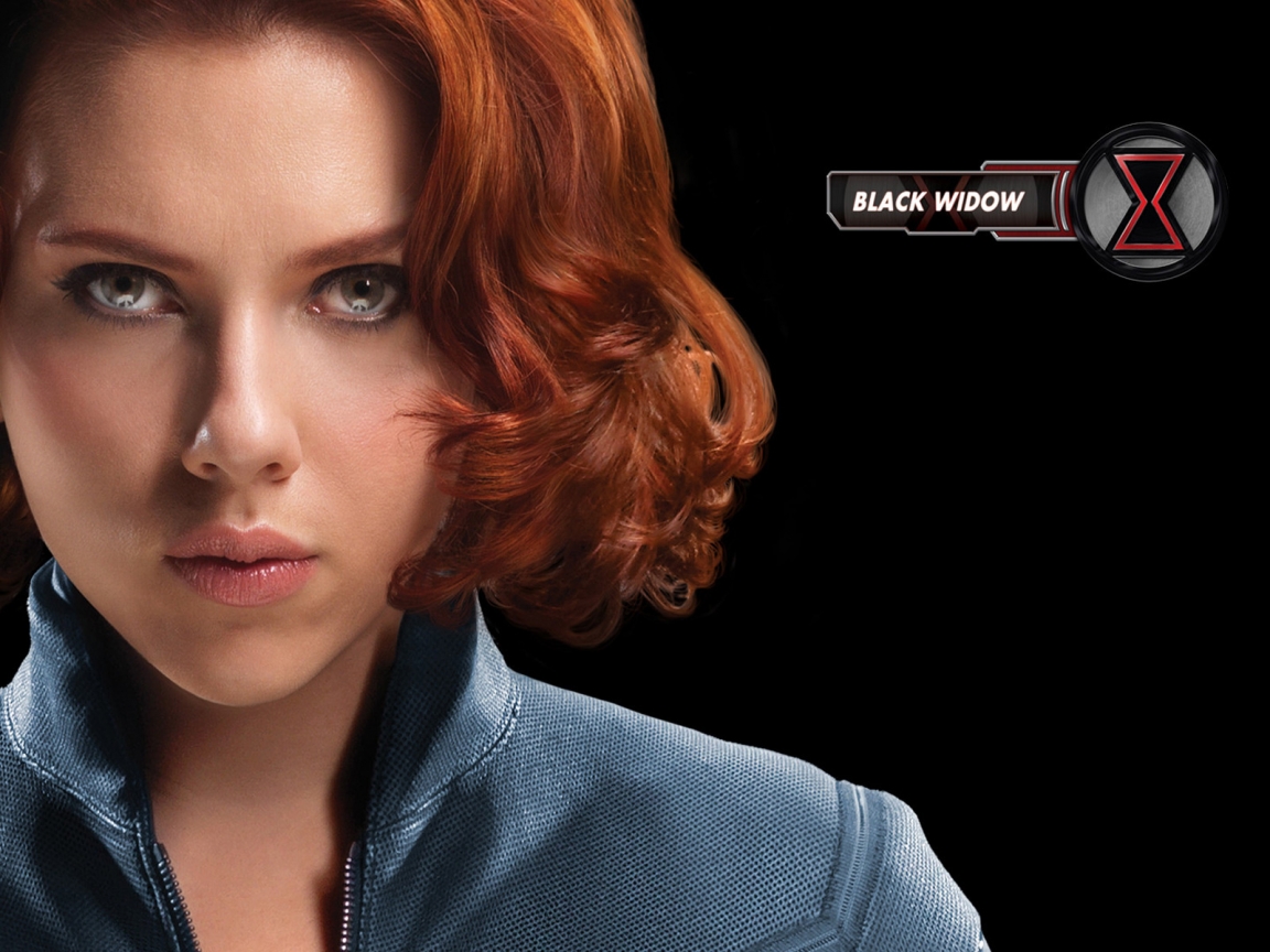 The Avengers Black Widow for 1152 x 864 resolution