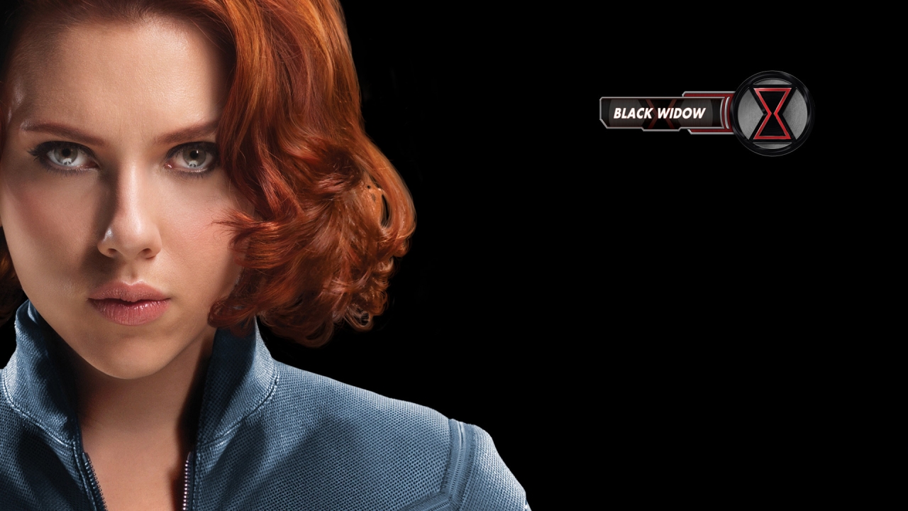 The Avengers Black Widow for 1280 x 720 HDTV 720p resolution