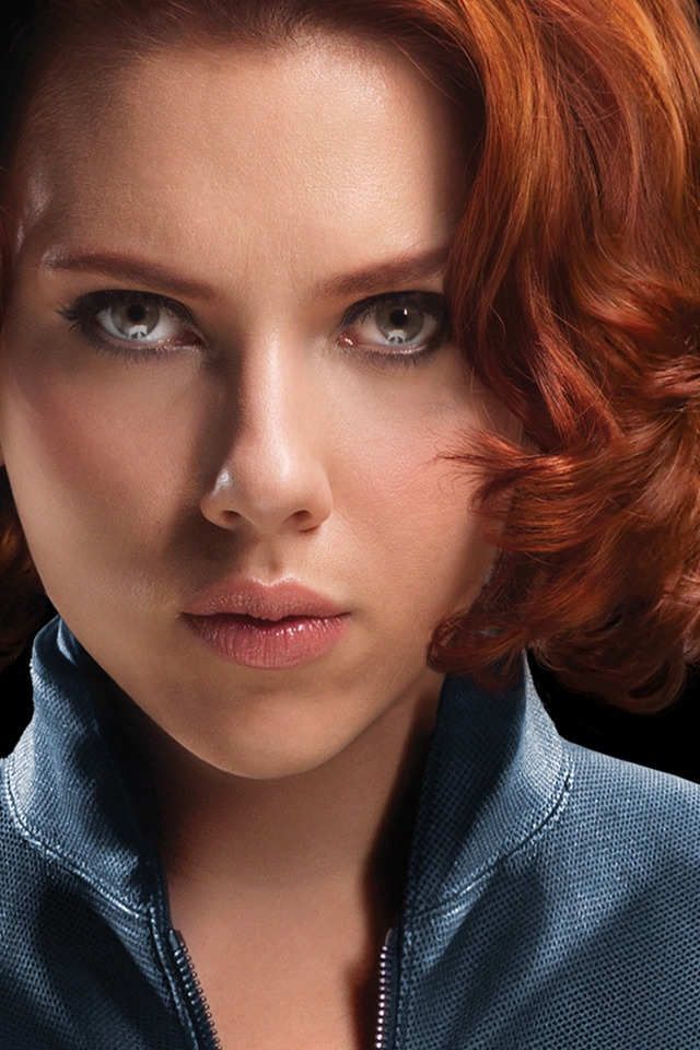 The Avengers Black Widow for 640 x 960 iPhone 4 resolution