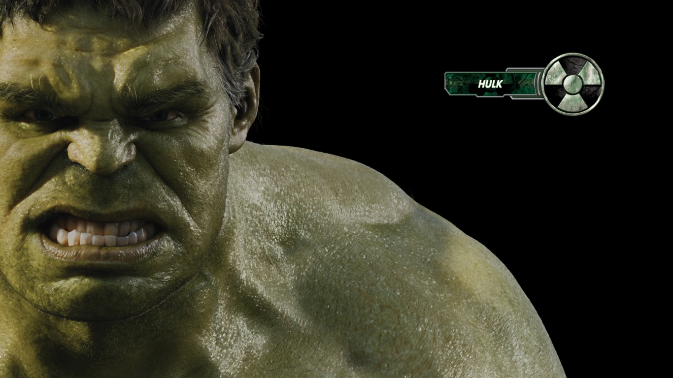 The Avengers Hulk for 1366 x 768 HDTV resolution