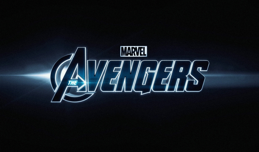 The Avengers Movie Logo for 1024 x 600 widescreen resolution