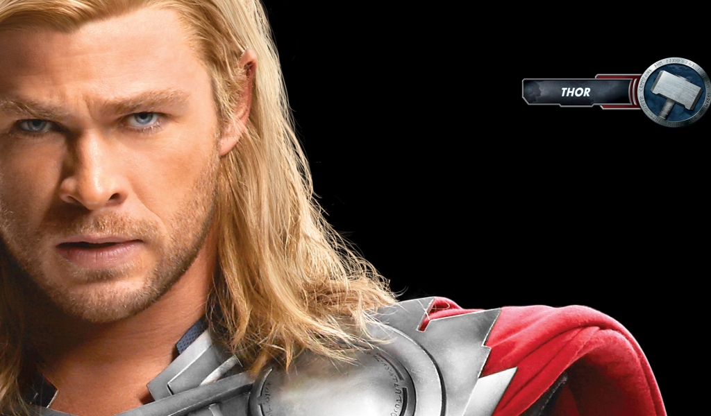 The Avengers Thor for 1024 x 600 widescreen resolution