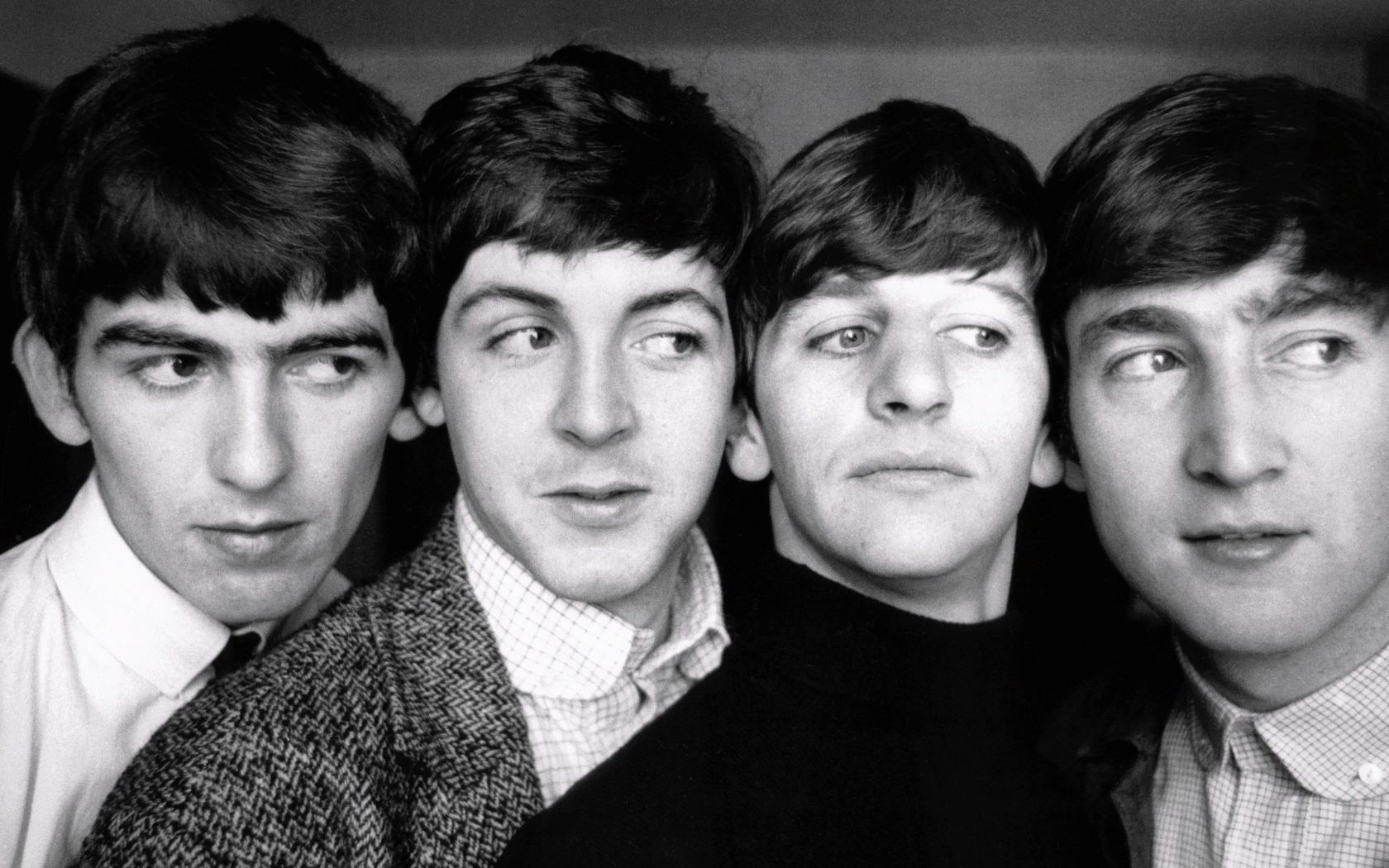 The Beatles Black and White for 1680 x 1050 widescreen resolution