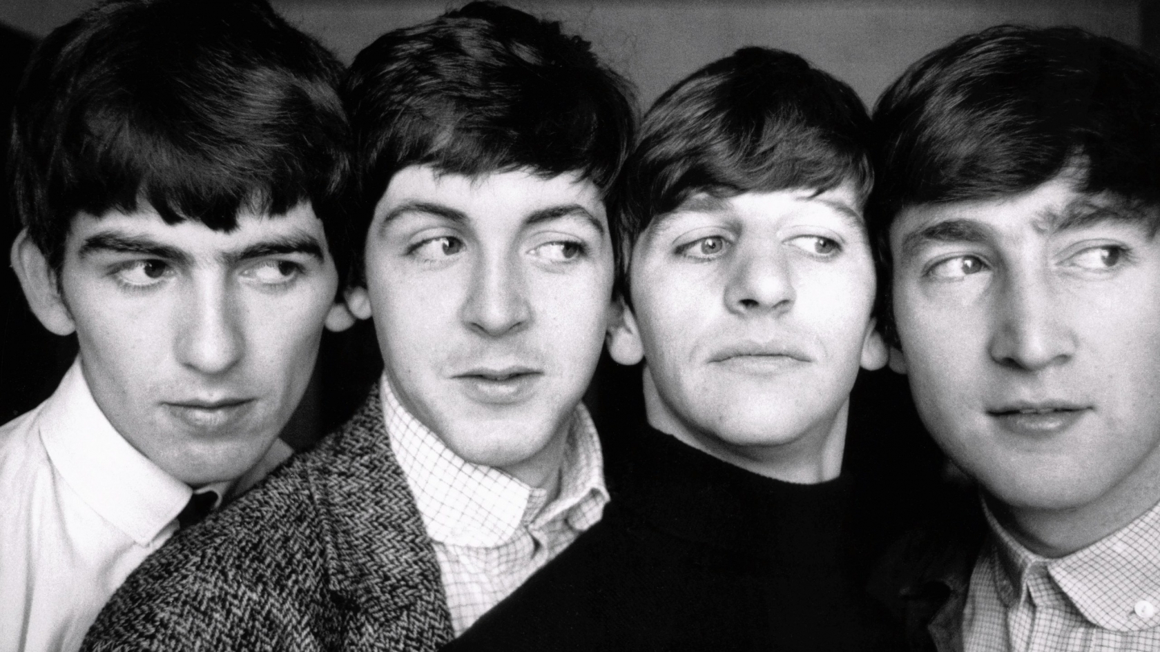 The Beatles Black and White for 1680 x 945 HDTV resolution