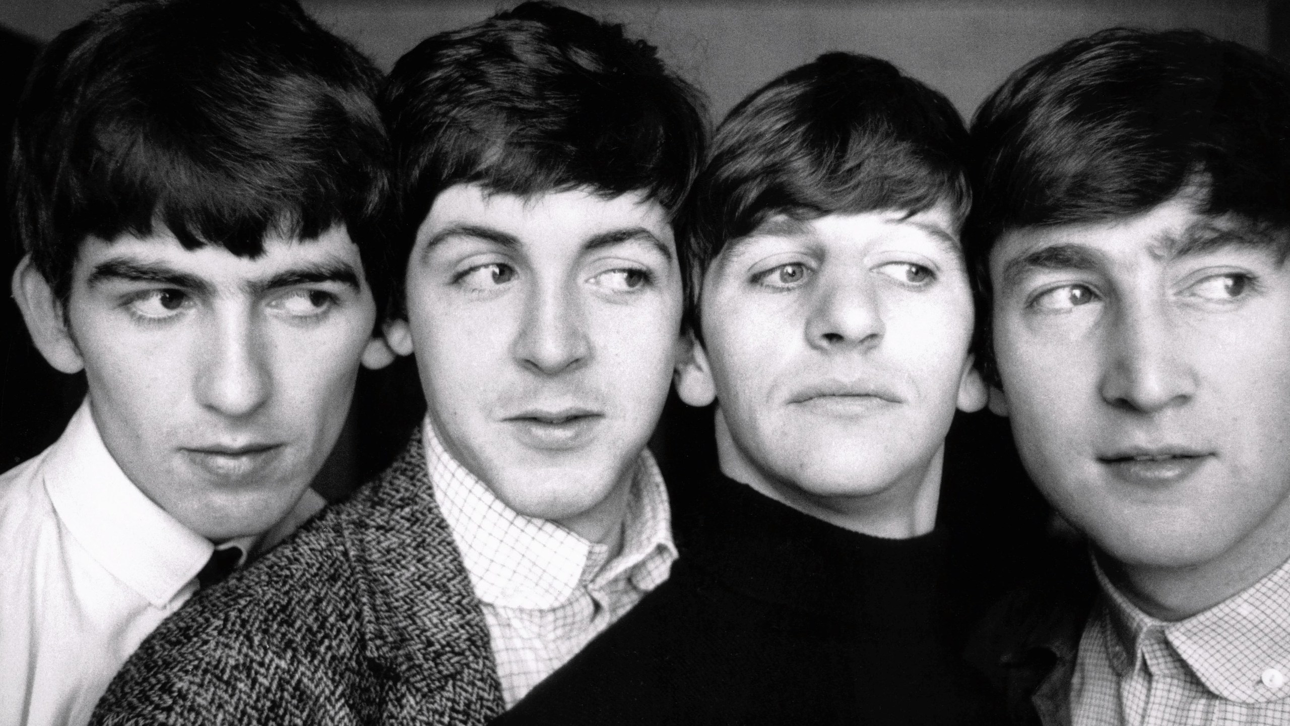The Beatles Black and White for 2560x1440 HDTV resolution