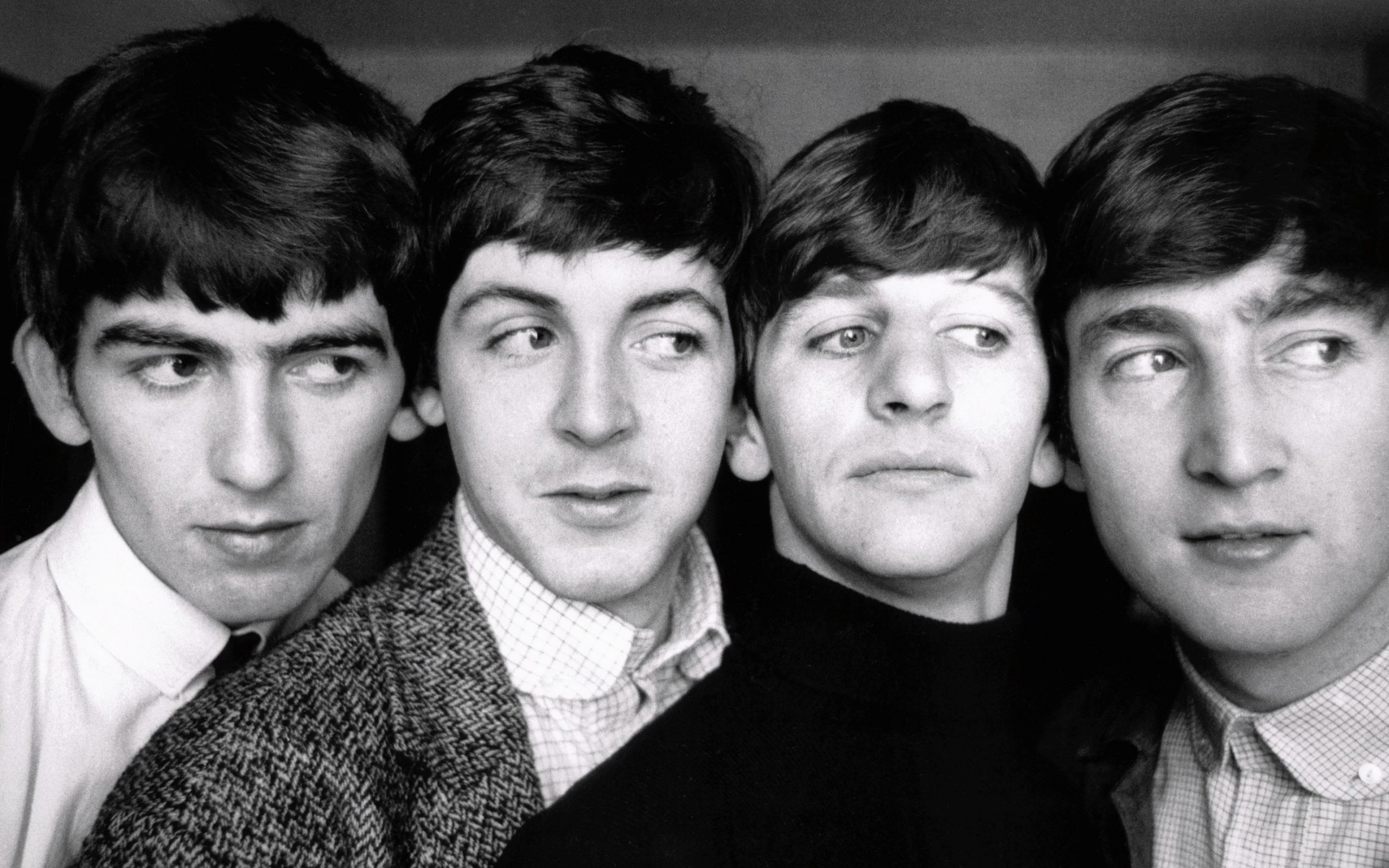 The Beatles Black and White for 2560 x 1600 widescreen resolution