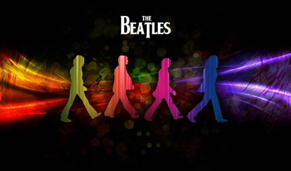 The Beatles Shadows for 1024 x 600 widescreen resolution