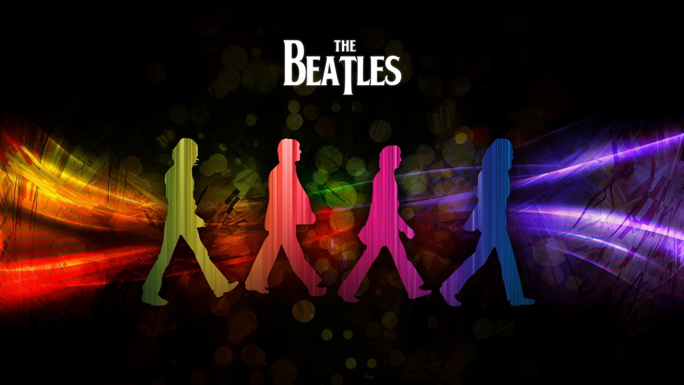The Beatles Shadows for 1366 x 768 HDTV resolution