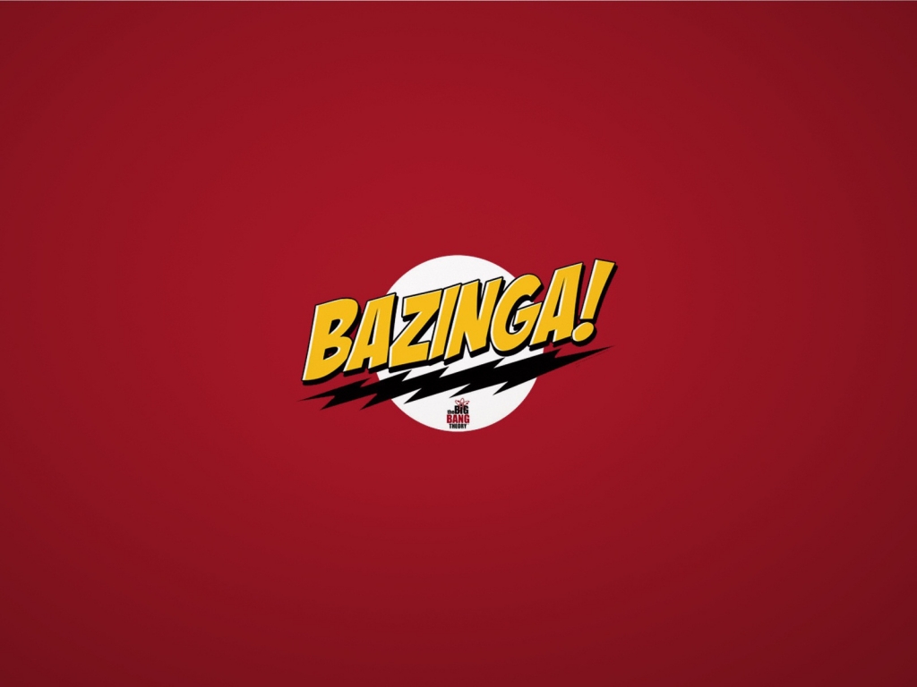 The Big Bang Theory Bazinga for 1024 x 768 resolution