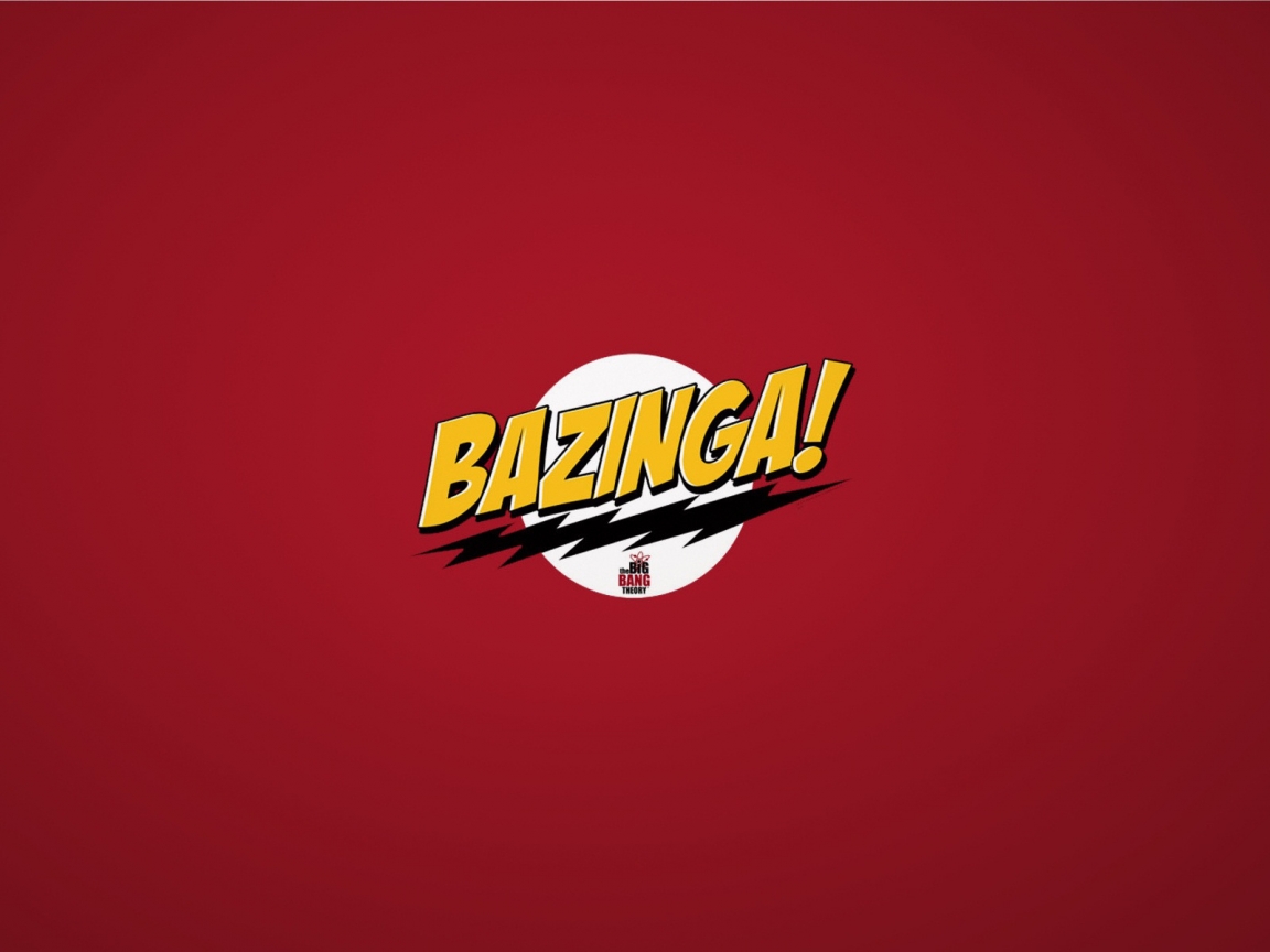 The Big Bang Theory Bazinga for 1152 x 864 resolution