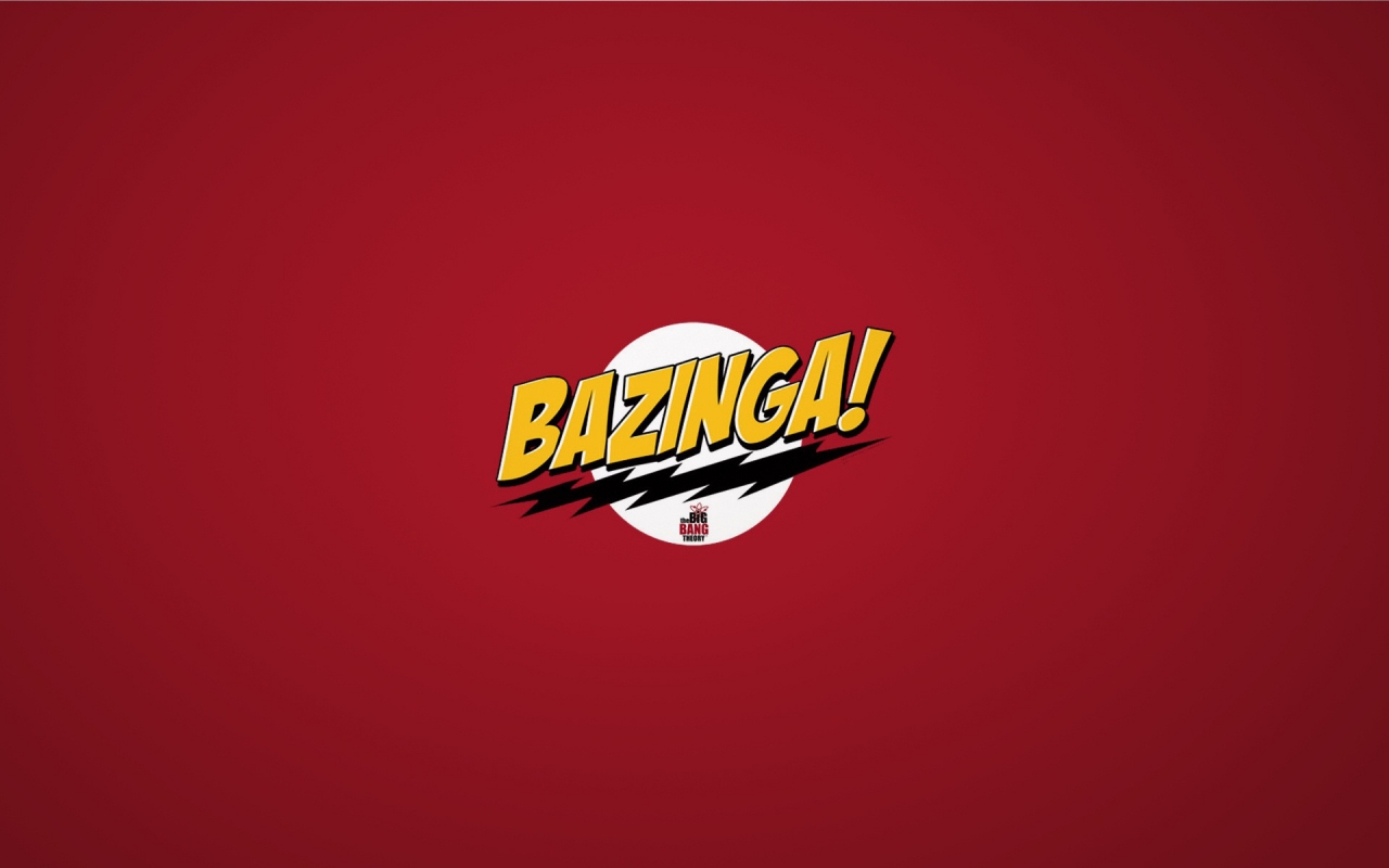 The Big Bang Theory Bazinga for 1280 x 800 widescreen resolution