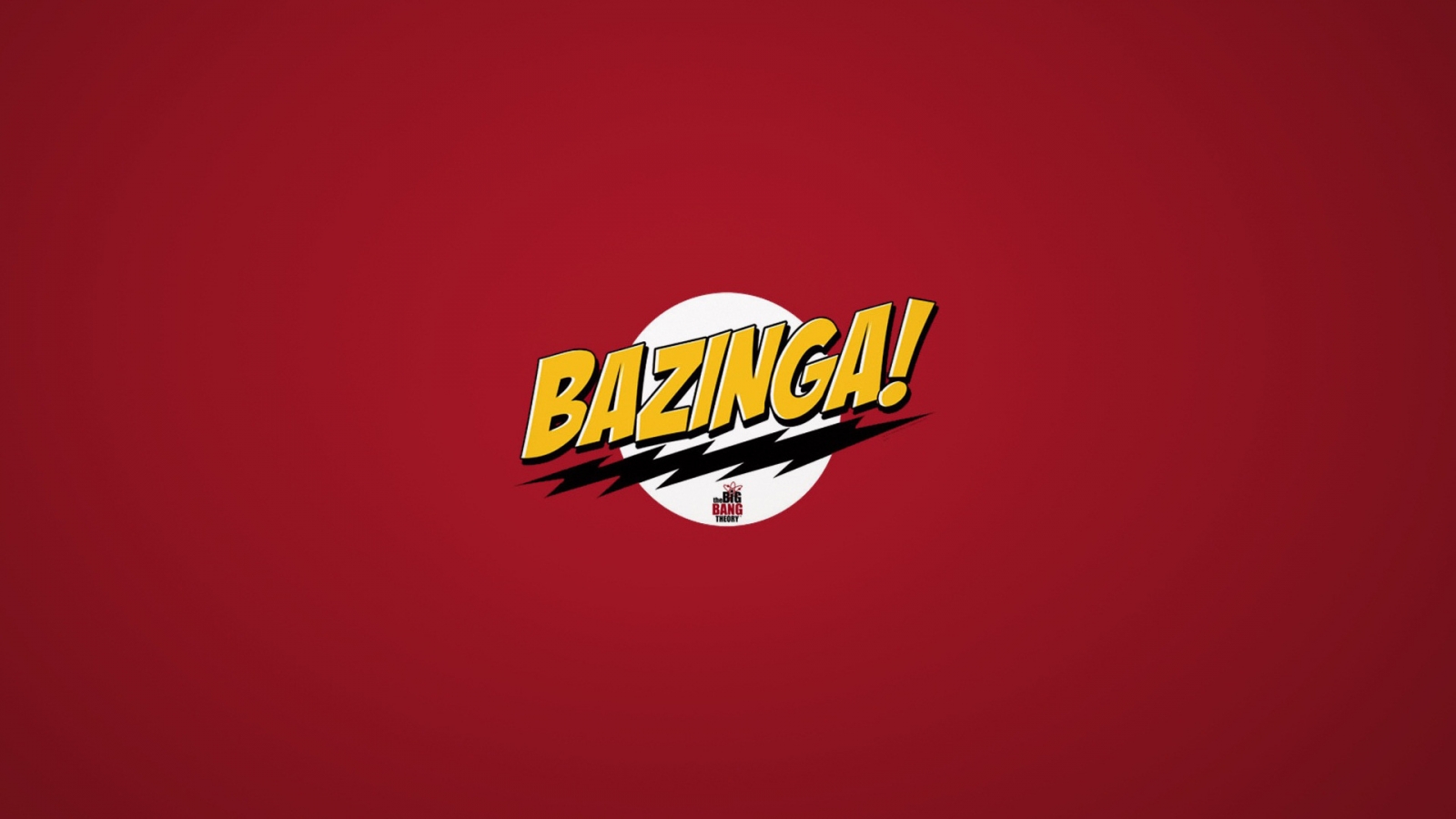 The Big Bang Theory Bazinga for 1600 x 900 HDTV resolution
