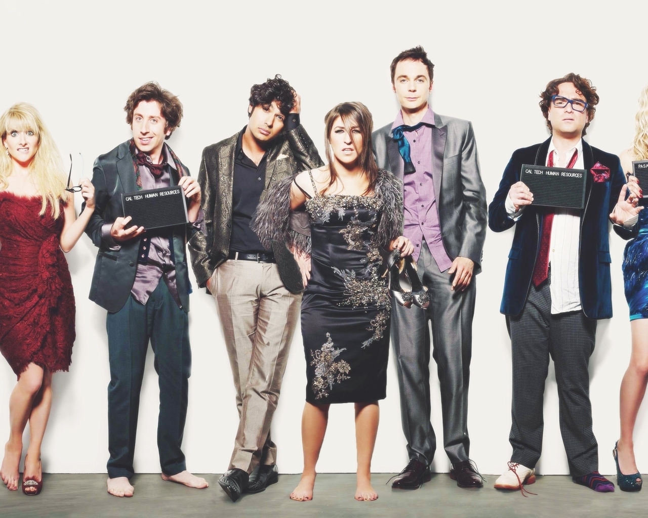 The Big Bang Theory Cast for 1280 x 1024 resolution